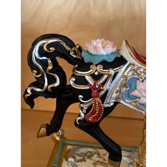 SF Music Box Co Chinoiserie Carousel Horse Ltd Ed Maureen Drdak Chariots of Fire - Picture 14 of 16